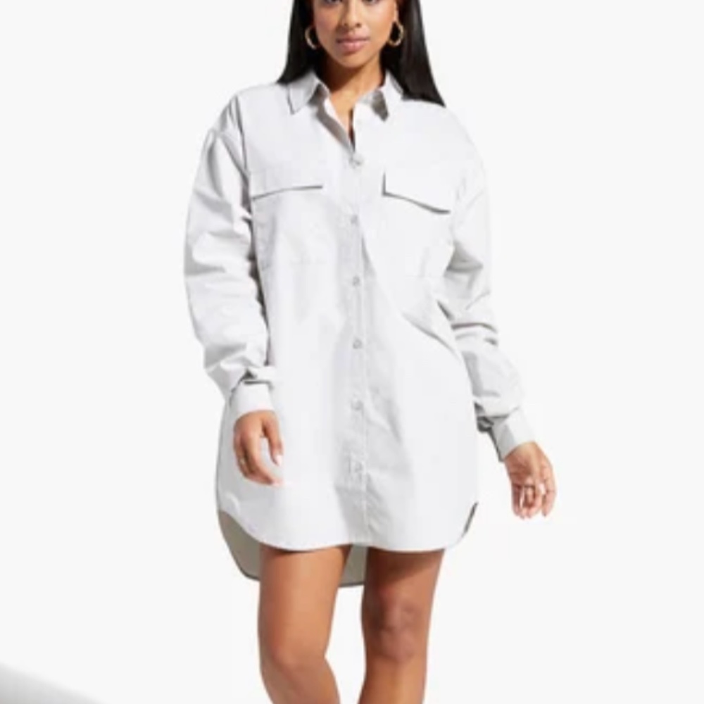 NWT Oversize  Shirt Dress - S